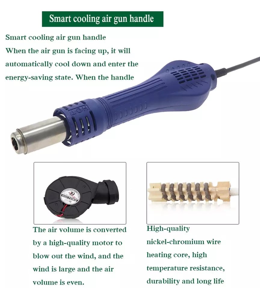 Kada 2018D+ 2in1 Hot Air Soldering Iron Station