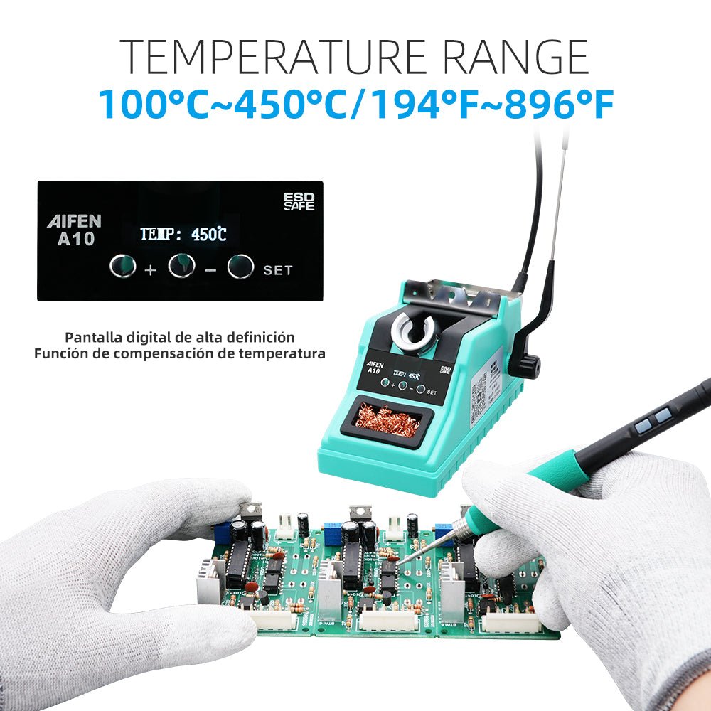 Aifen A10 precision soldering station, multi-functional, compatible with T210/T245/T115