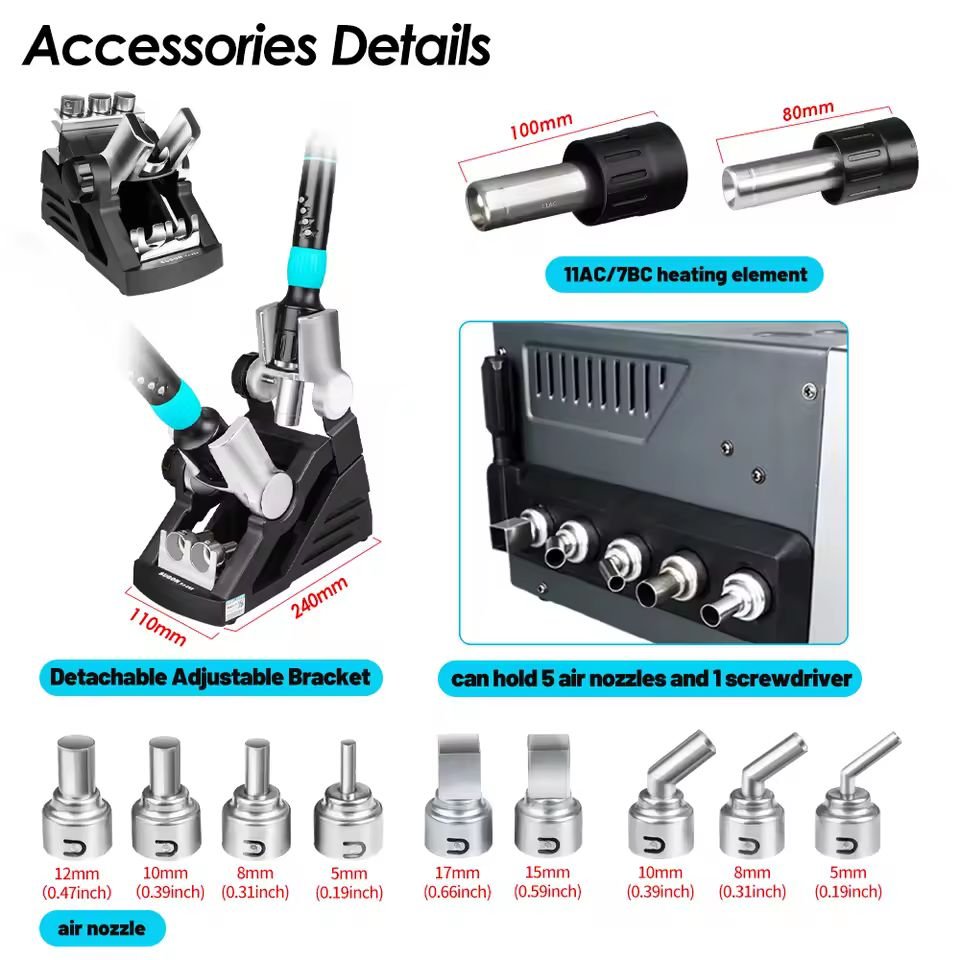 SUGON 8650pro 1300W Hot Air Rework Station