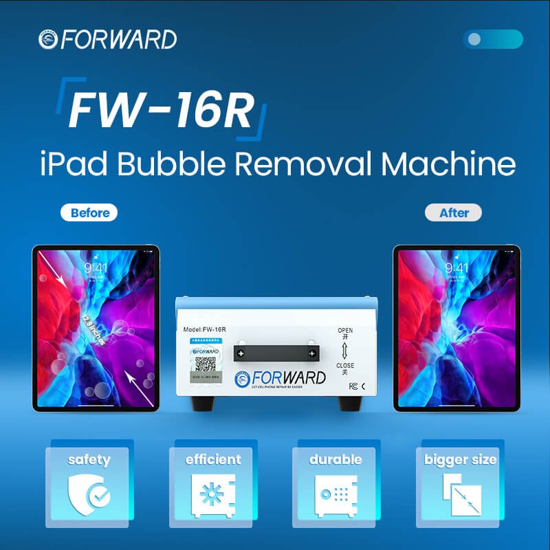 FW-16R iPad Bubble Removal Machine
