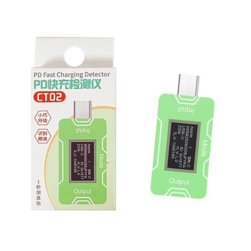JC PD-CT02 Charger Detector Type-C USB Current Voltage Power Tester- JCID