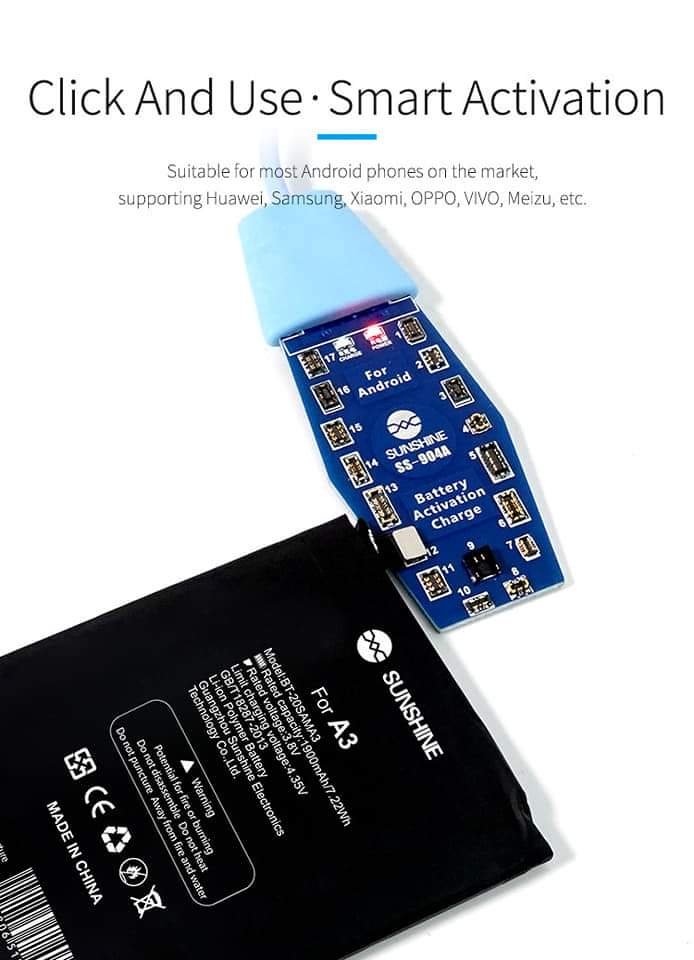 SUNSHINE SS-904A ANDROID BATTTERY ACTIVATION BOARD