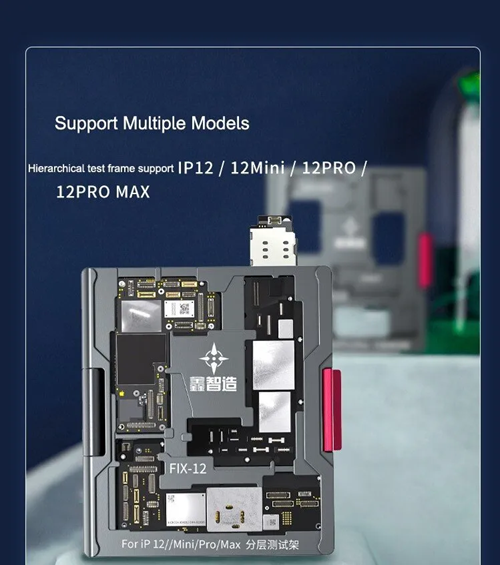 XINZHIZAO FIX-12 4 in 1 Motherboard Layered Test Stand for PHONE 12/Mini/Pro/Max