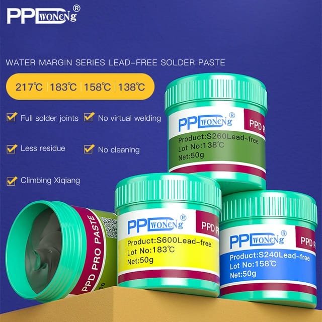 PPD 158° Lead-free Solder Paste