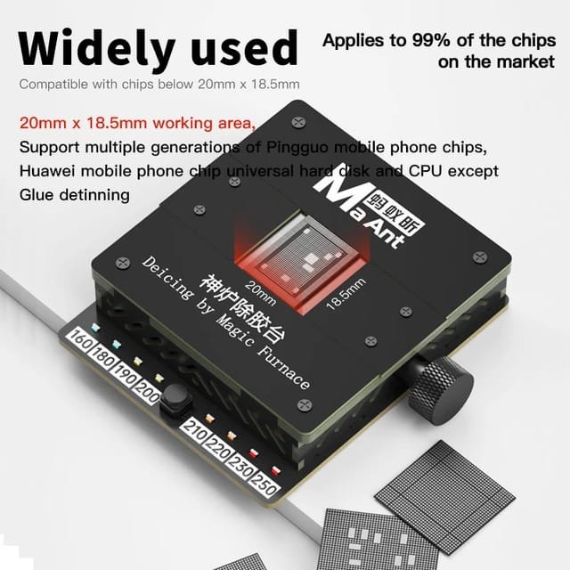 MaAnt SL-1 NAND CPU Heating Rework Platform