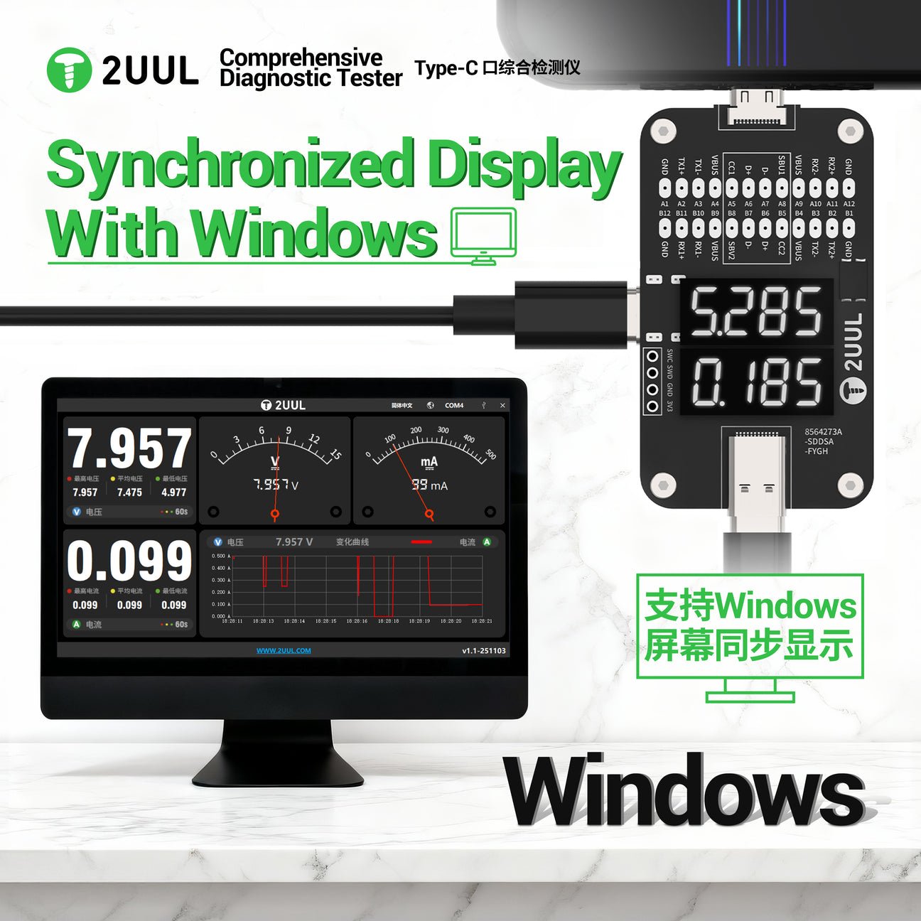 2UUL PW32 Comprehensive Diagnostic Tester