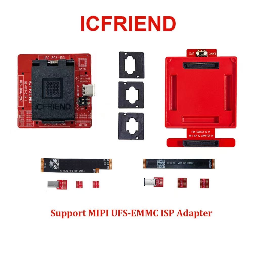 F64 ICFriend UFS 5-in-1 ( 254 / 153 / 297 ) + F64 ISP Adapter ( 2026 Version )