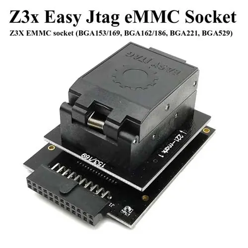 Z3X EasyJtag eMMC Adaptor 6 in 1 (eMMC153/169/162/186/221/529)