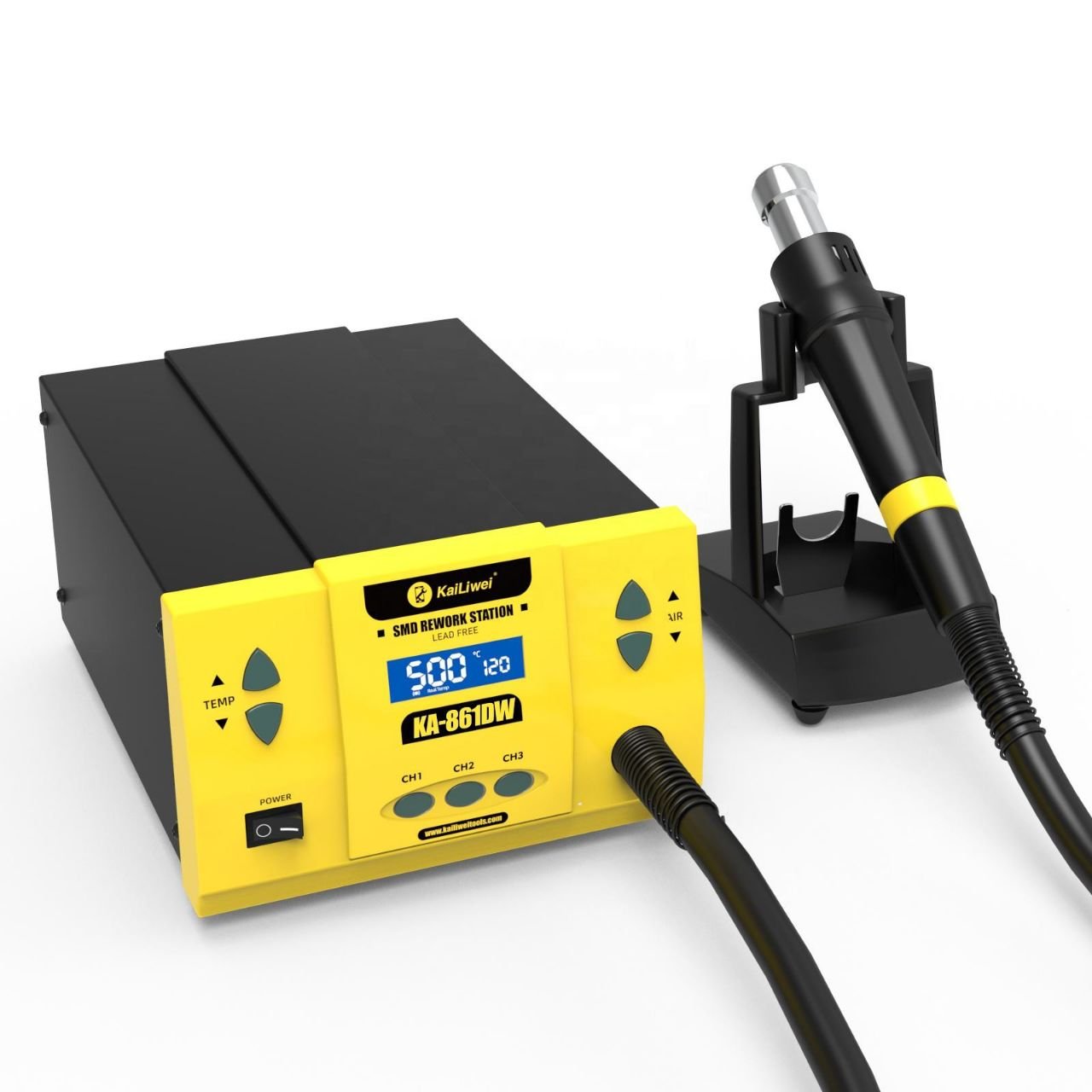 Kailiwei 861DW 1000W Digital Rework Hot Air Gun Soldering Station