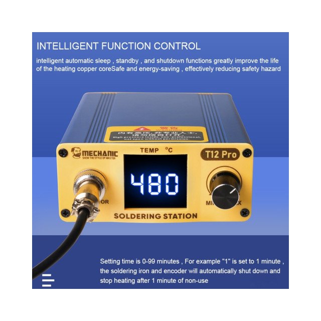 Mechanic T12 Pro Soldering Iron Station