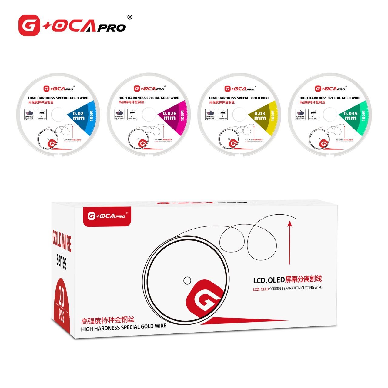 G+ OCA PRO 0.028mm Screen Separating Wire