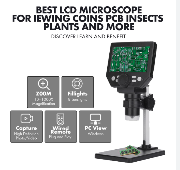 AIDA G1000 HD 1080 ZOOM 1000 MICROSCOPE  