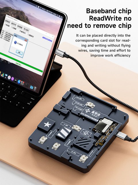 XZZ E13 EEPROM Reader Chip Programmer Logic Baseband Fixture For X-12Pro Max