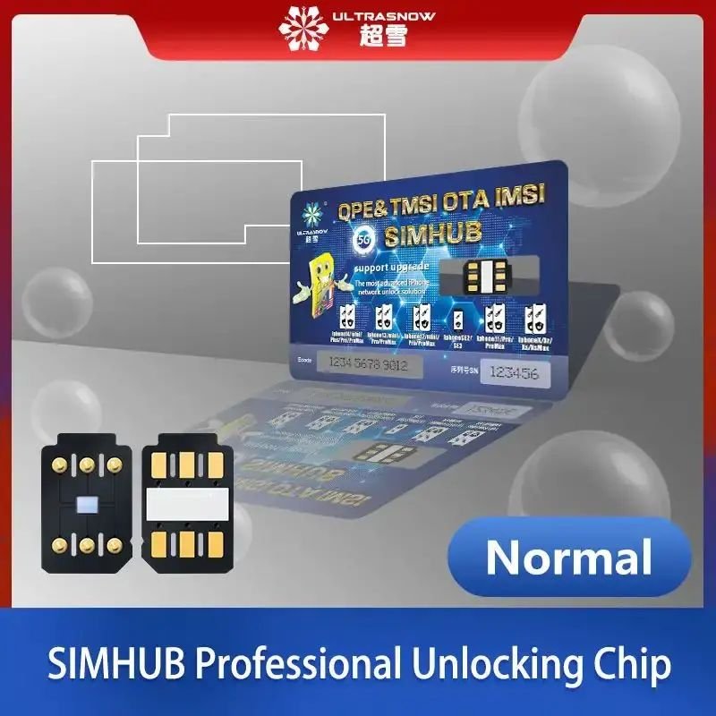 SIMHUB Pro - Turbo Sim - iPhone Unlocking Chip All Mode : MEP Pro / MEP / QPE / TMSI / ICCID