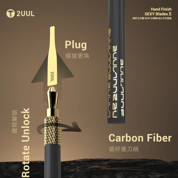 2UUL DA61 Hand Finish SEXY 2 Blades Set