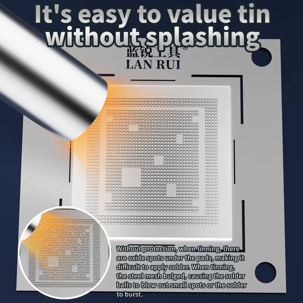 LanRui P08 Tin Explosion-proof Gasket for Phone CPU IC Soldering