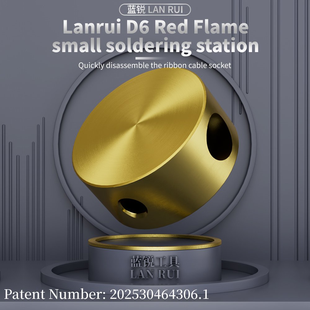 Lanrui D6 Red Flame Mini Small Soldering Welding Station