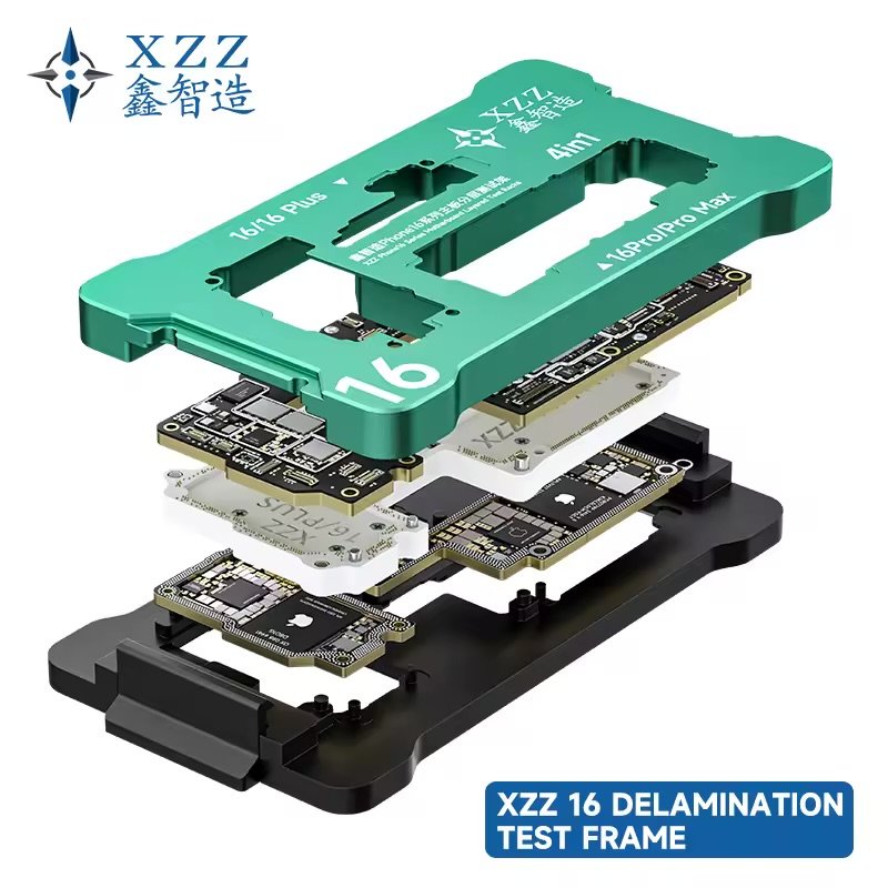 XZZ iSocket for iPhone 16/16Plus / 16Pro/16 PM Motherboard Layering Test
