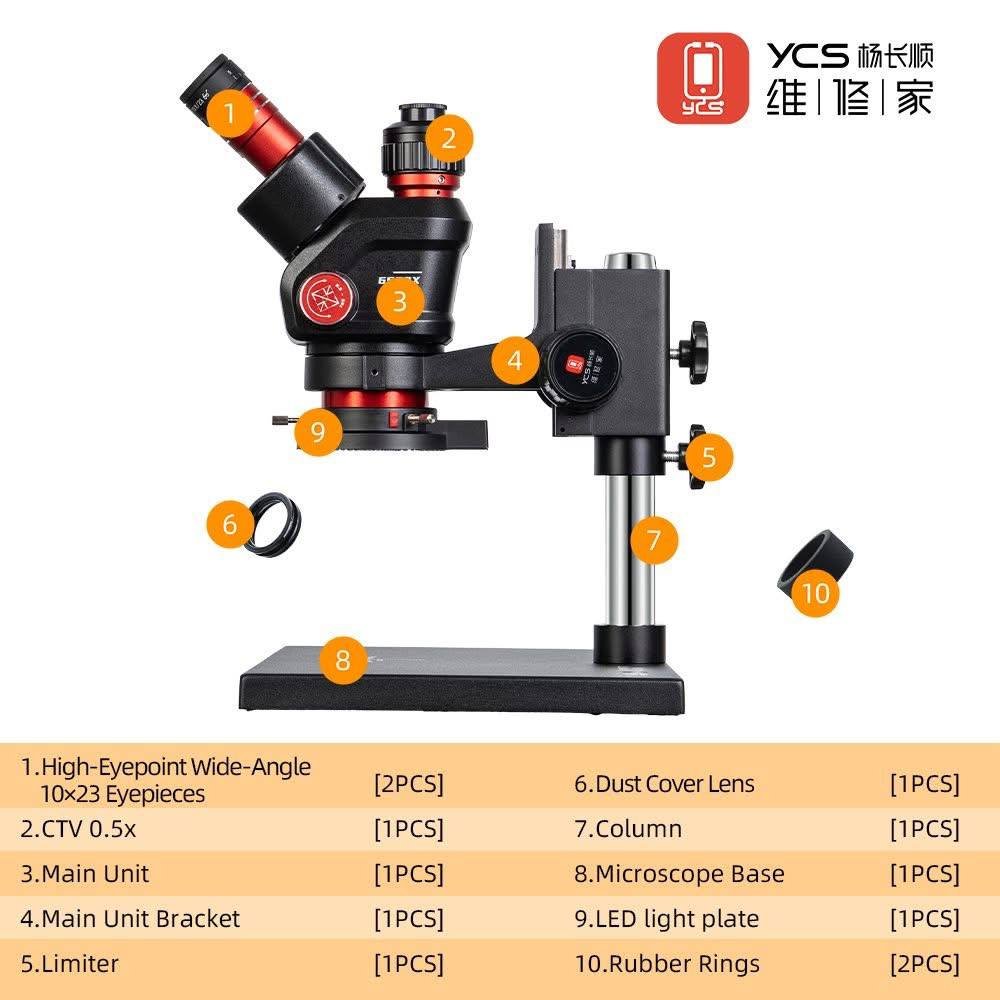 YCS 6558X Trinocular Microscope