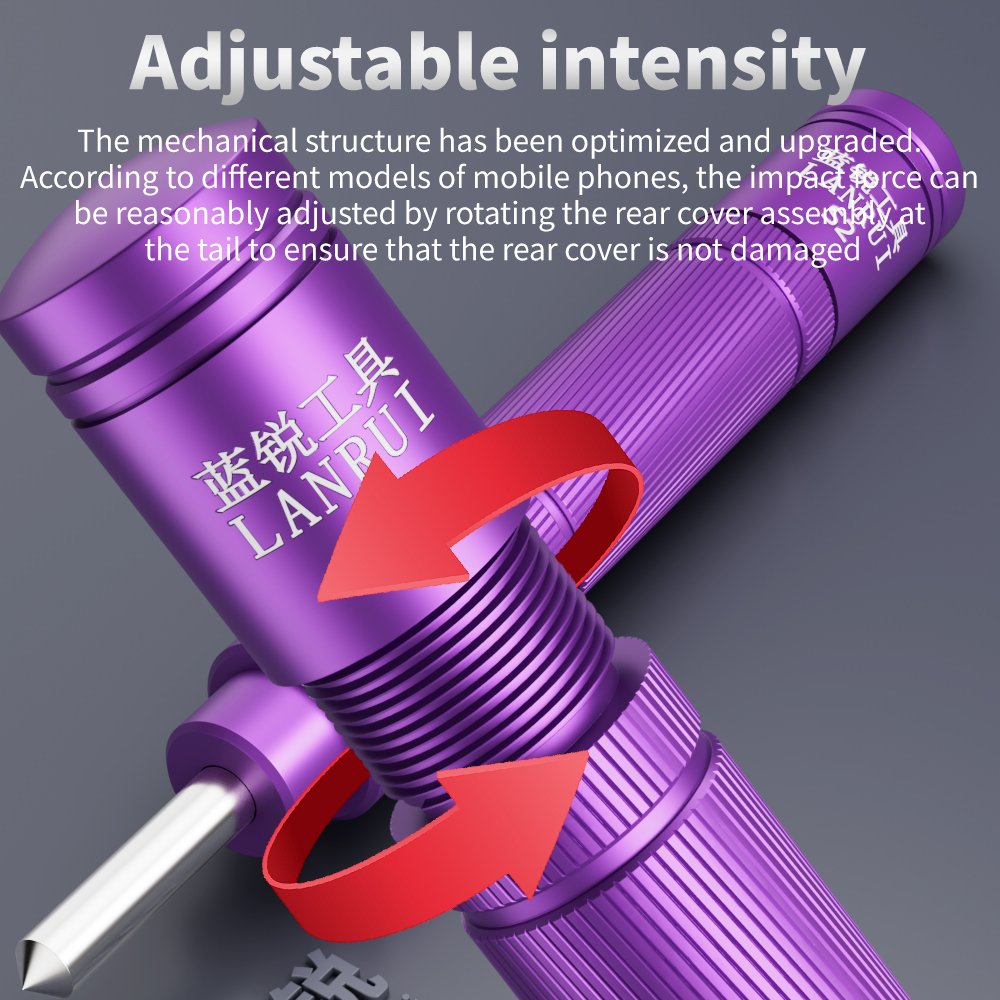 Lanrui S2 Mobile Phone Glass Back Cover Frame Explosive Pen