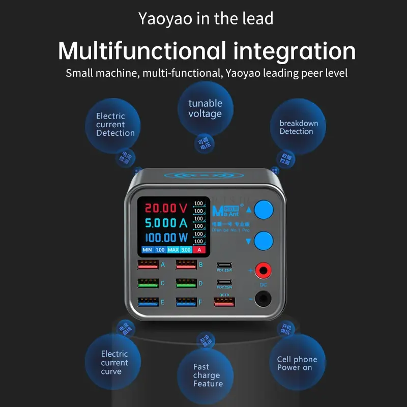 MaAnt DianBa No.1 Pro Multi-function 9-Port